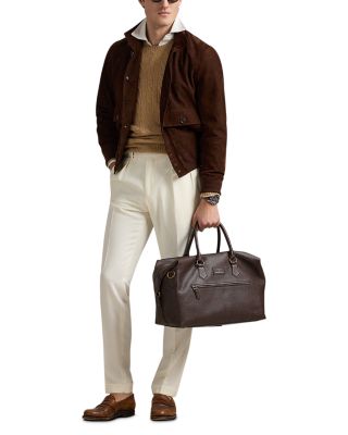 Pebbled Leather Duffel