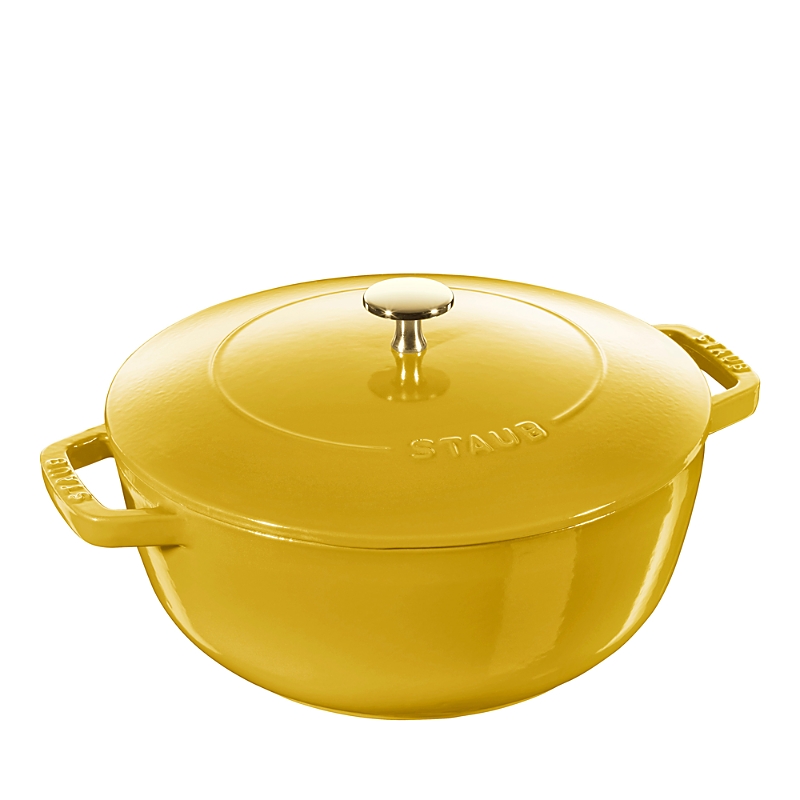 Staub Enameled Cast Iron 5 Qt. Essential French Oven In Citron