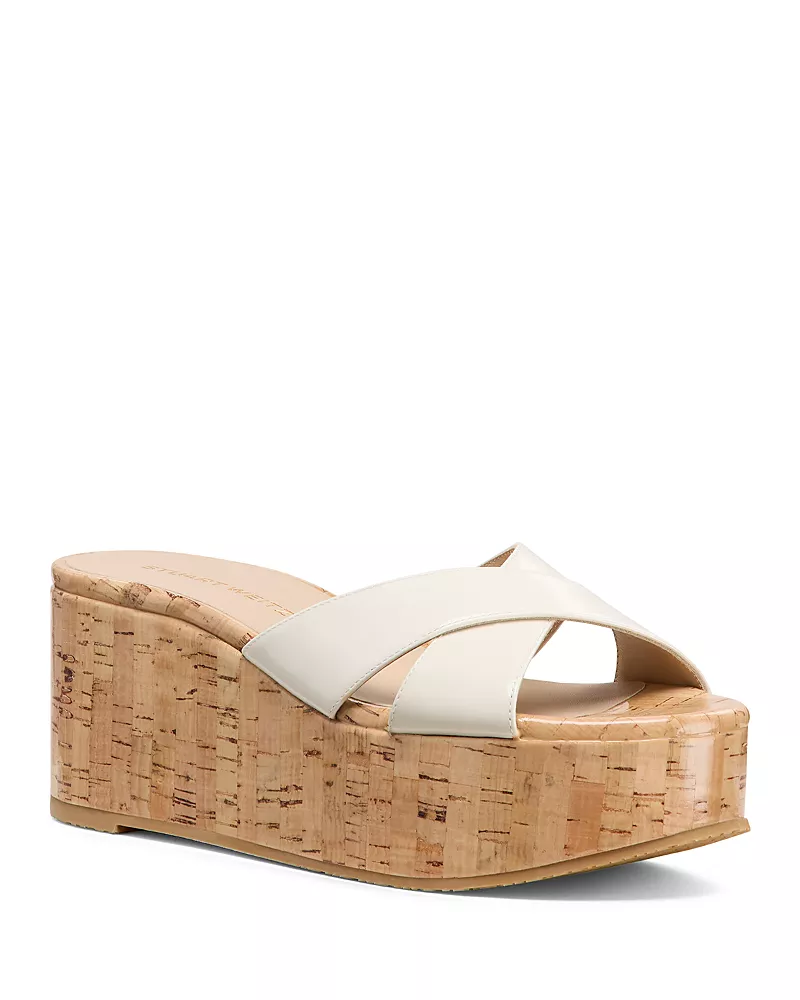 Stuart Weitzman Women's Dayna Wedge Sandals