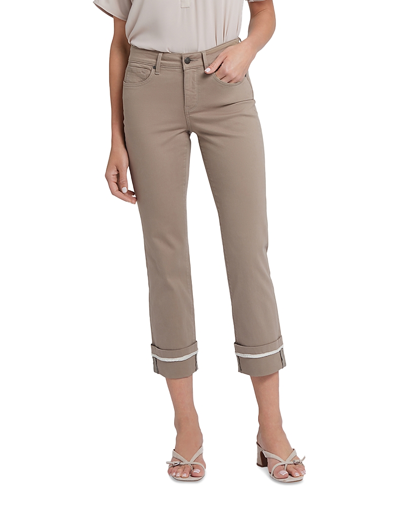 Nydj Marilyn Mid Rise Straight Ankle Jeans