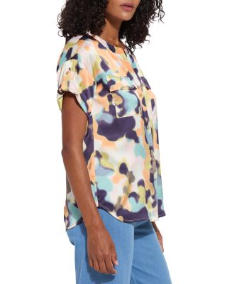 Olena Drop Shoulder Utility Blouse