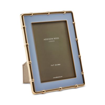 Addison Ross Bamboo Photo Frame, 5" x 7" - Pale Denim