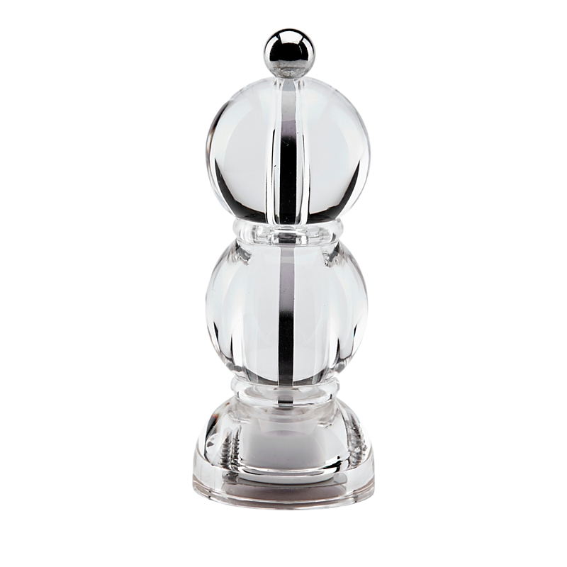 Addison Ross Icy Bobbin Salt Or Pepper Mill Grinder In Clear