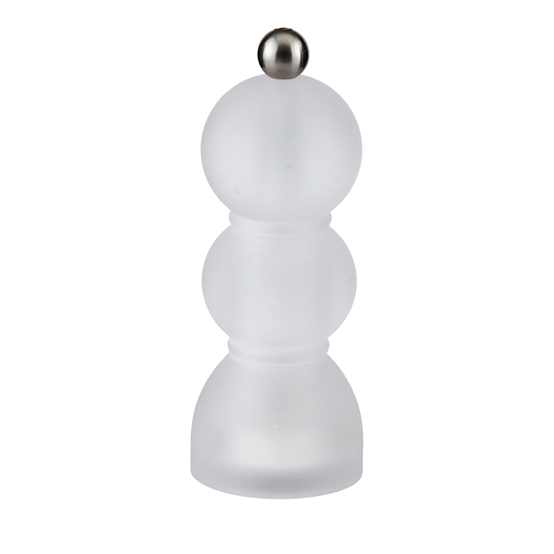 Addison Ross Frosty Bobbin Salt Or Pepper Mill Grinder In Clear
