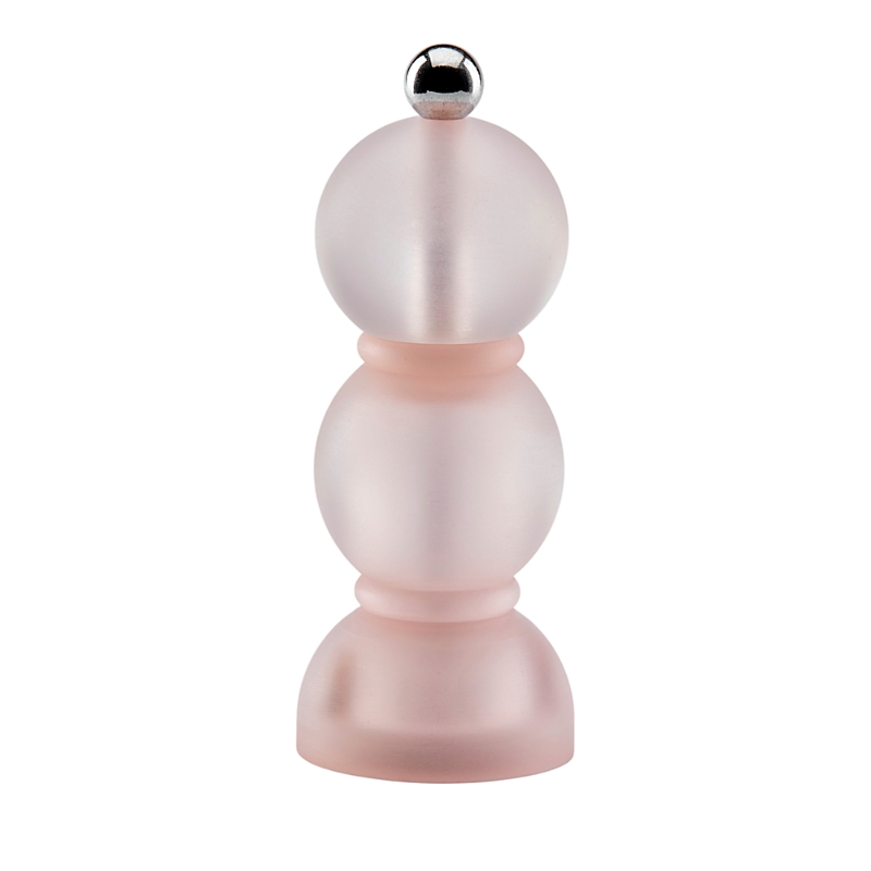 Addison Ross Frosty Bobbin Salt Or Pepper Mill Grinder In Pale Pink