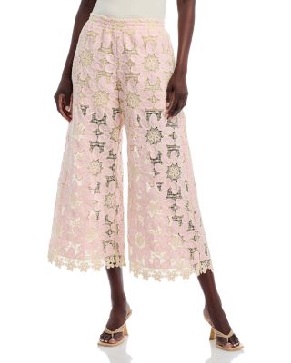 Johnny Was - Simone Cropped Lace Pants