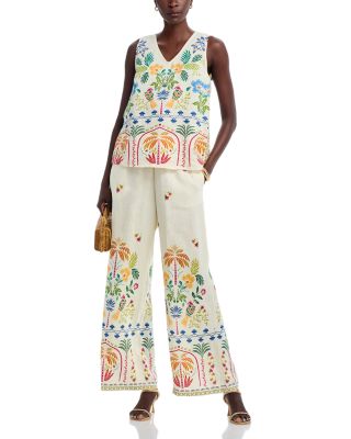 Linen Wide Leg Pants