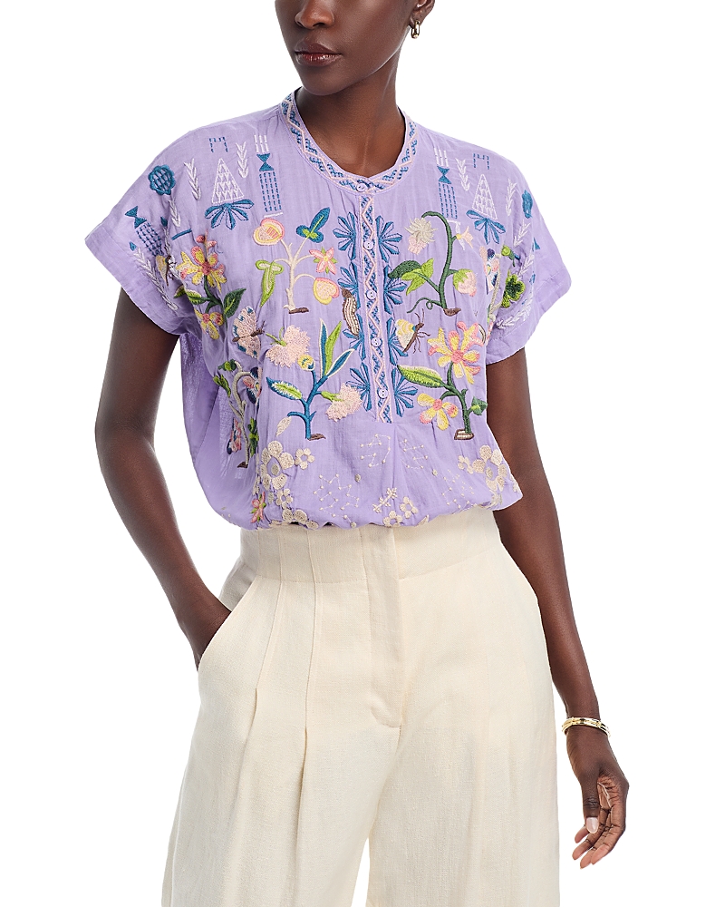 Johnny Was Lemona Top In Bougainvil