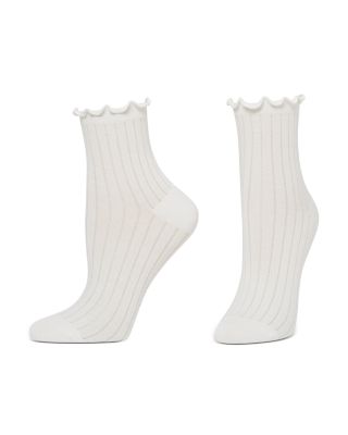 HUE - Sheer Rib Anklet Socks
