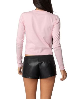 Cherry Leopard Star Long Sleeve T Shirt