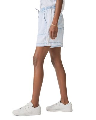 Angie Indigo Drawstring Shorts
