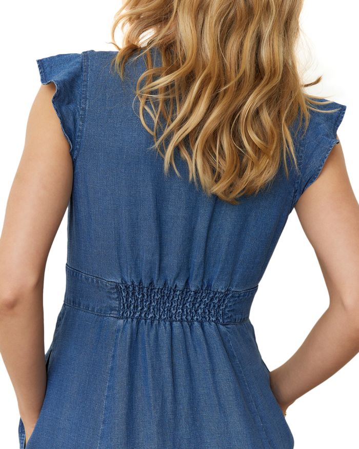 Camila Flutter Sleeve Midi Dress