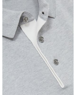 Slim Fit Heathered Polo