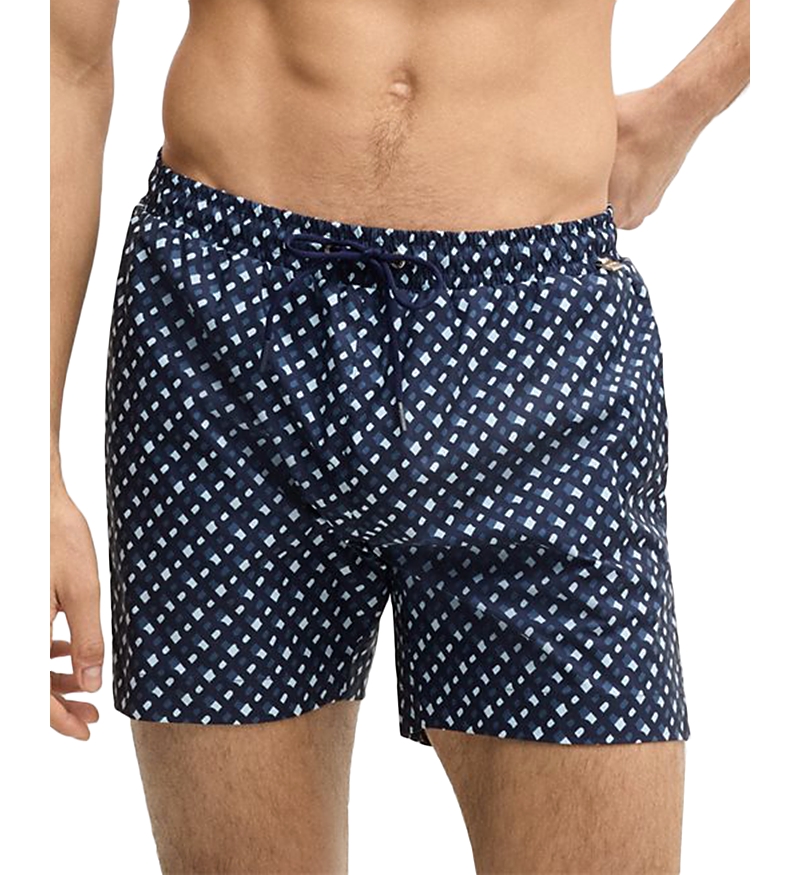 Hugo Boss Men's Swim Shorts With Monogram Print