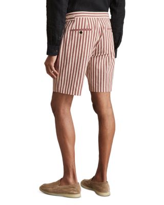 Side Adjuster Striped Shorts