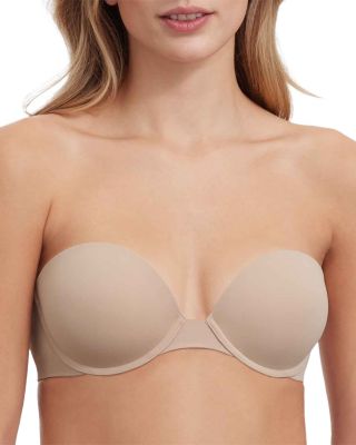 Breathless Strapless Plunge Push Up Bra