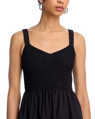 Fleur Smocked Scoop Neck Dress