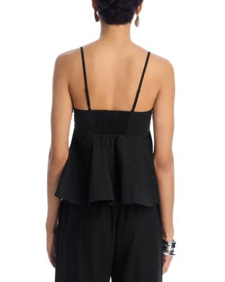 Delta Peplum Top