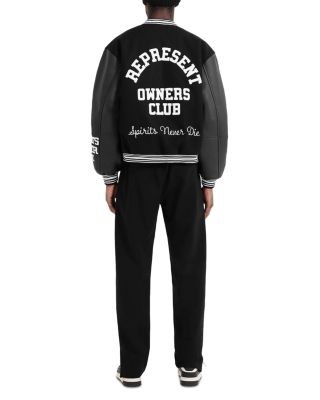 Oversized Fit Represent Owners Club Varsity Jacket