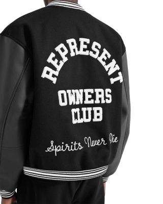 Oversized Fit Represent Owners Club Varsity Jacket