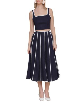 Seamed Midi Skirt 