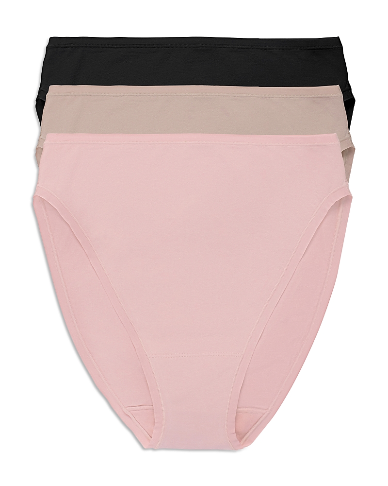 Natori Bliss Bare High Cut Brief, Pack of 3