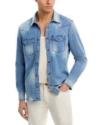 MONFRÈRE - Eastwood Faded Denim Shirt Jacket