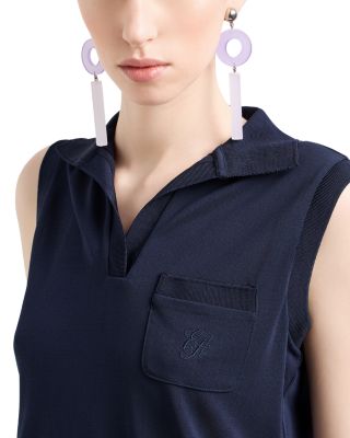 Sleeveless Polo Shirt