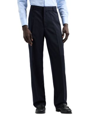 Emporio Armani - Twill Straight Leg Suit Trousers