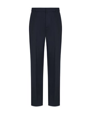 Twill Straight Leg Suit Trousers