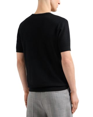 Virgin Wool Short Sleeve Sweater