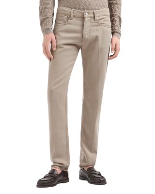 Emporio Armani - Slim Fit Jeans in Light Beige