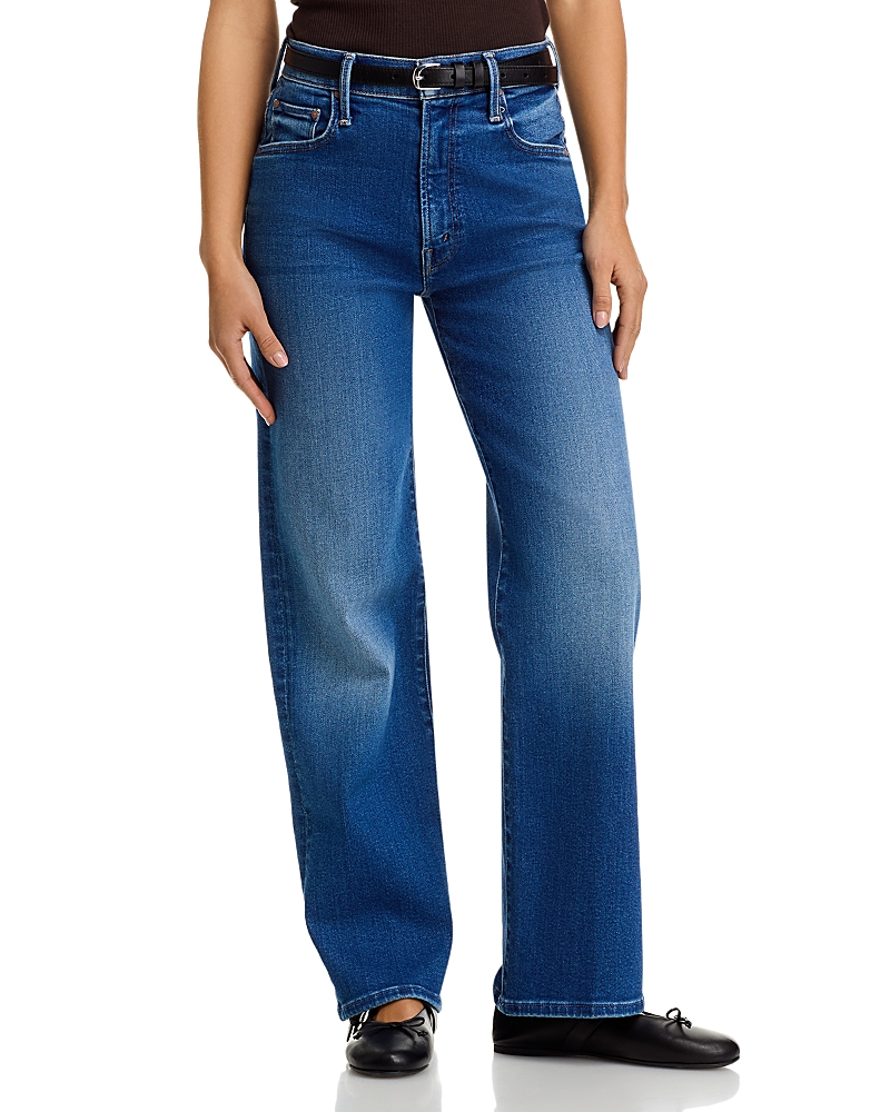 Mother The Mid Rise Maven Sneak Wide Jeans