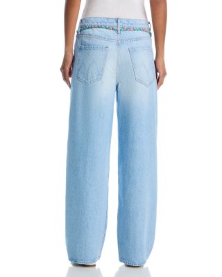 The Shoelace Fun Dip Nerdy High Rise Jeans in Whipped