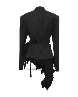 Pleated Blazer