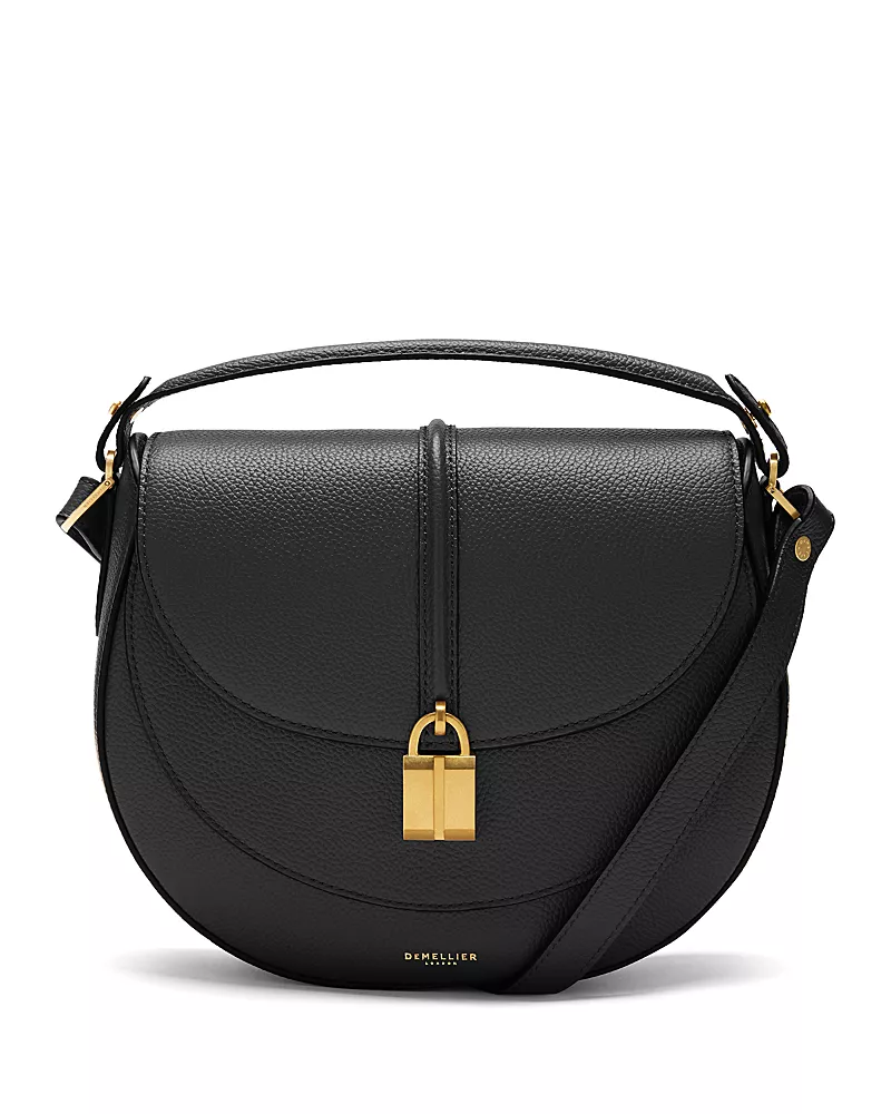 DeMellier Siena Small Leather Saddle Bag