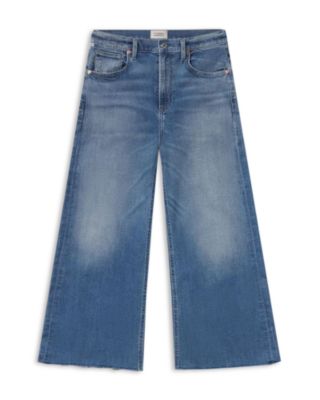 Lyra High Rise Ankle Wide Leg Jeans in Bhodi