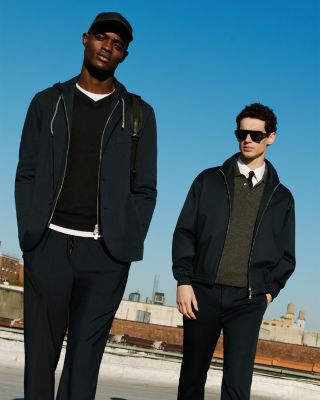 Cotton Pique Jersey Removable Hood Soft Jacket