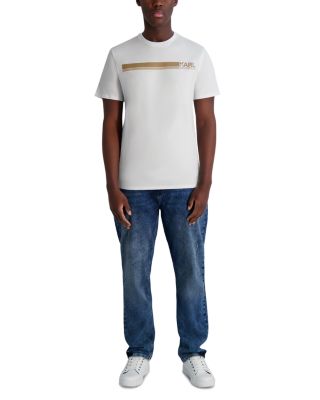Race Stripe Slim Fit Logo Tee