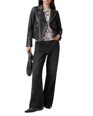 Dalby Leather Biker Jacket