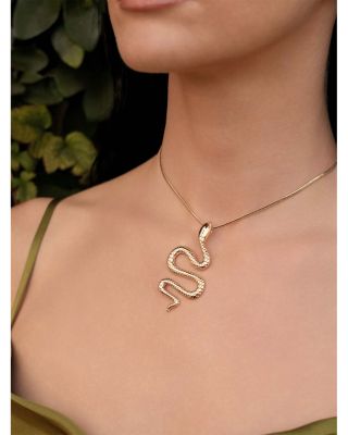 Serpentina Pendant Choker, 12"