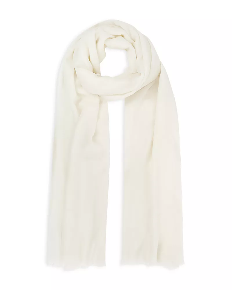Reiss Heidi Plain Wool-Blend Lightweight Scarf
