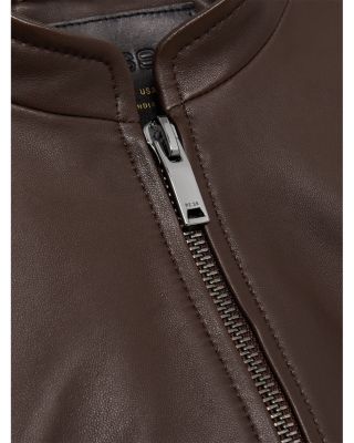 Allie Leather Biker Jacket