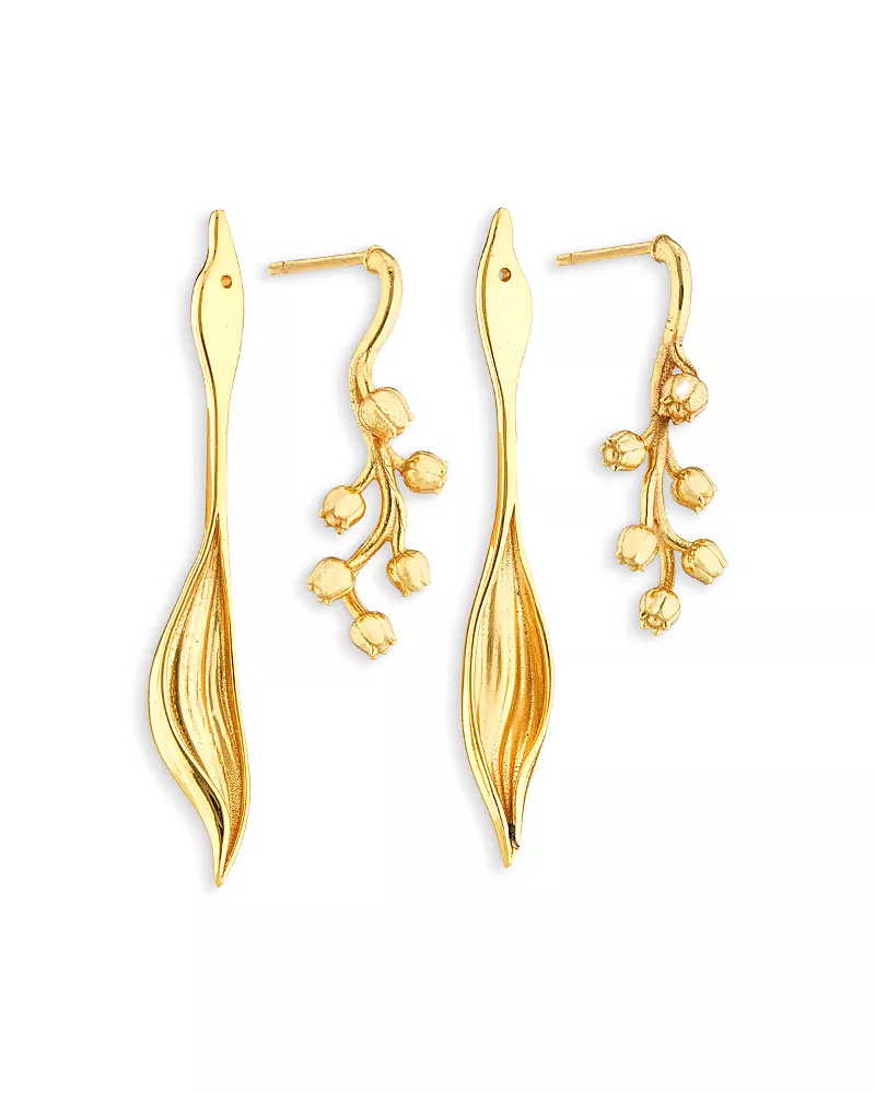 Capucine De Wulf Lily of the Valley Convertible Earrings