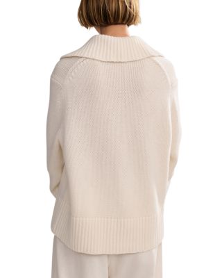 Phoebe Cashmere Polo Sweater