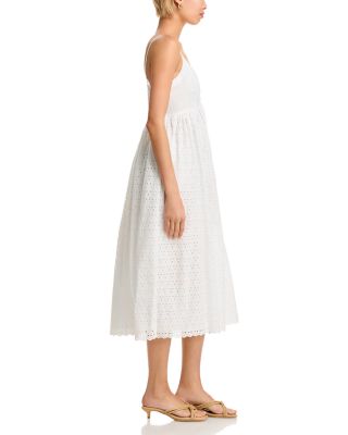 Eyelet V-Neck Dress - Exclusive