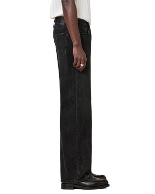 Lenny Regular Fit Jeans in Washed Black