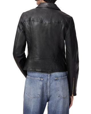 Vela Leather Biker Jacket