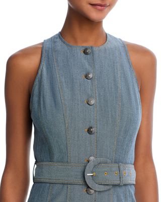 Margaret Sleeveless Denim Midi Dress