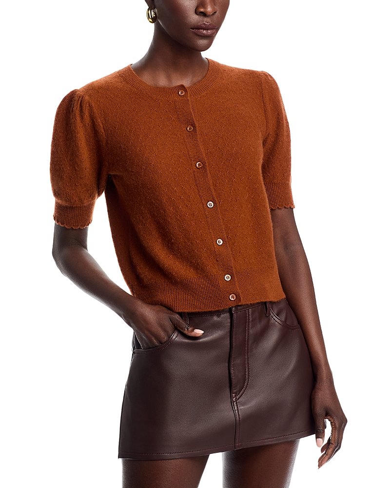Frame The Cashmere Pointelle Cardigan